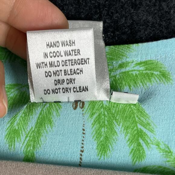 Usindo Y2K Babydoll Dress Womens Large Blue Floral Beaded Sequin Ruffle Fairy - Picture 7 of 15